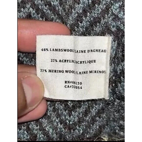 Anthropologie (XS)Sparrow Boho Hoodie Sweater Coat Toggle Lambswool Merino Blend - Picture 7 of 14